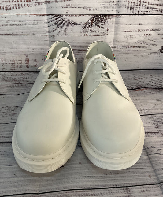 Dr. Martens Leather 1461 For Pride Oxford Shoes White 11
