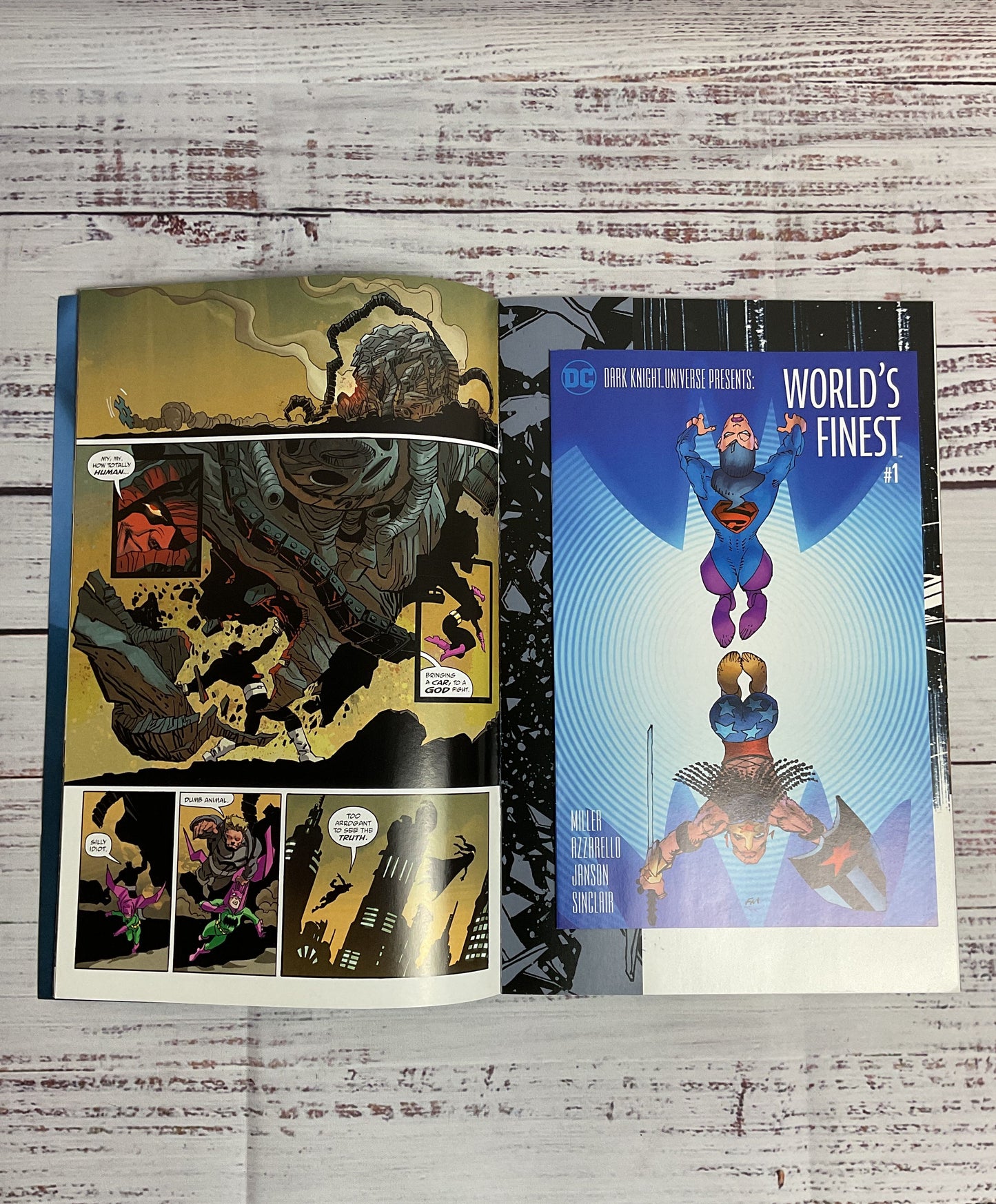 Rare Frank Miller DC Comics Signed Dark Knight III Master Race #6 Of 9