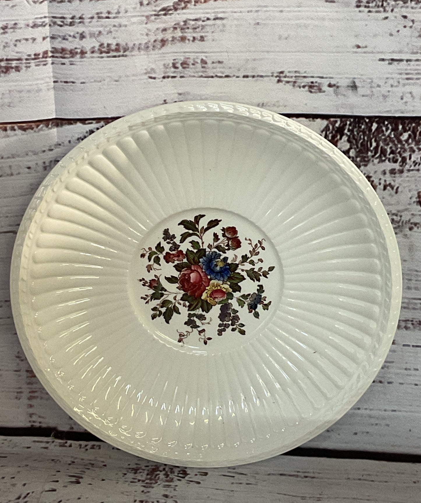 Wedgwood Conway Edme Tea Coffee Set of 8 Saucers Multicolor