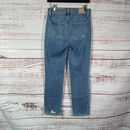 Paige Cindy Blue Raw Hem Distressed Jeans Pants Pants - Size 28