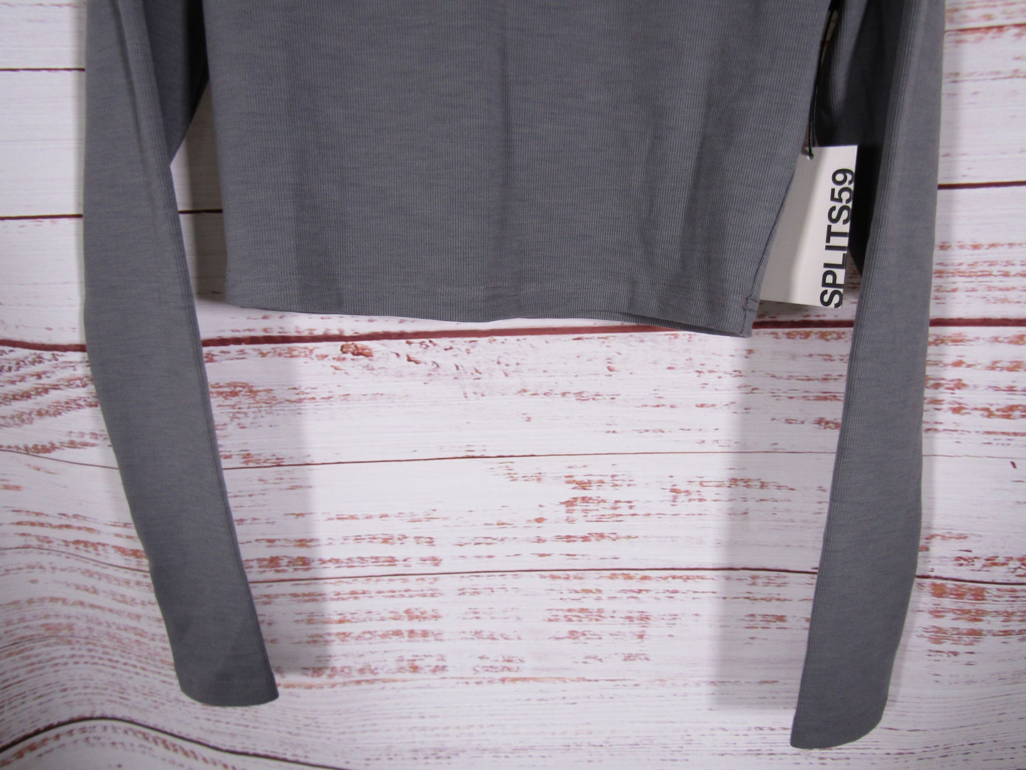 Splits59 Stevie Women's Heather Gray Half Zip Sweater Size S