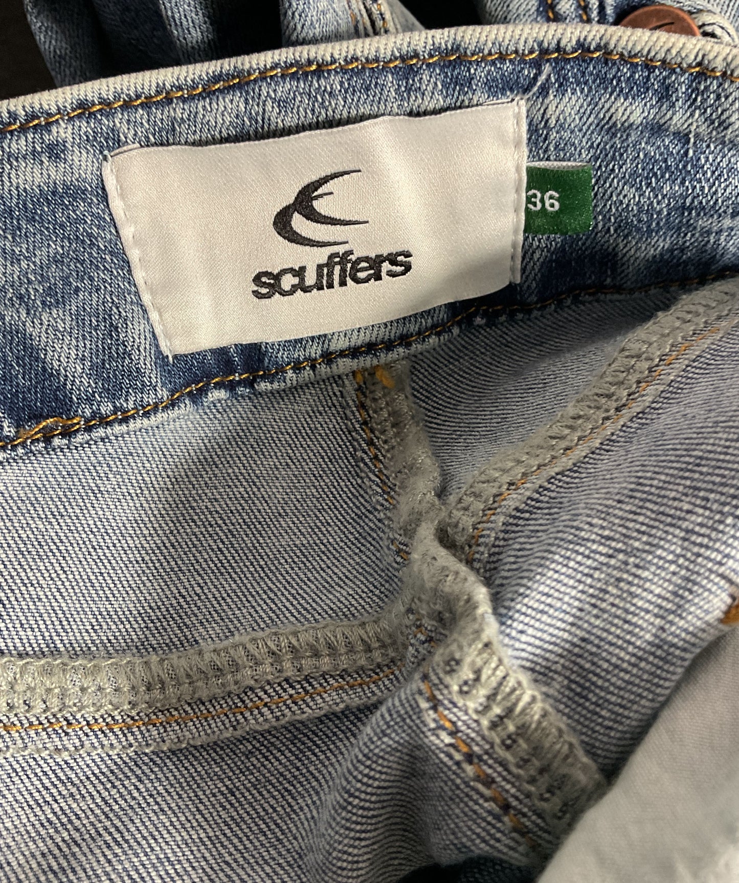 Scuffers Rider Blue Denim Pants Jeans Blue 36