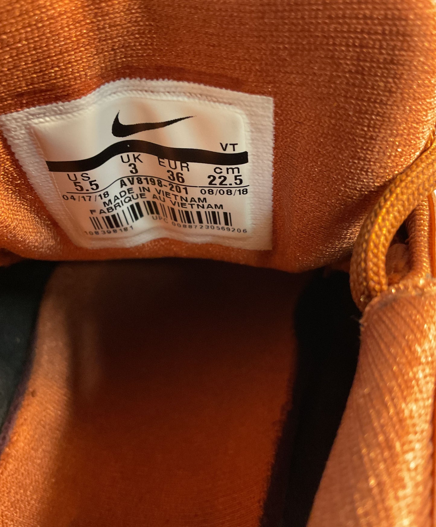 Women's Nike Air Max 97 SE Russet Metallic Size 5.5