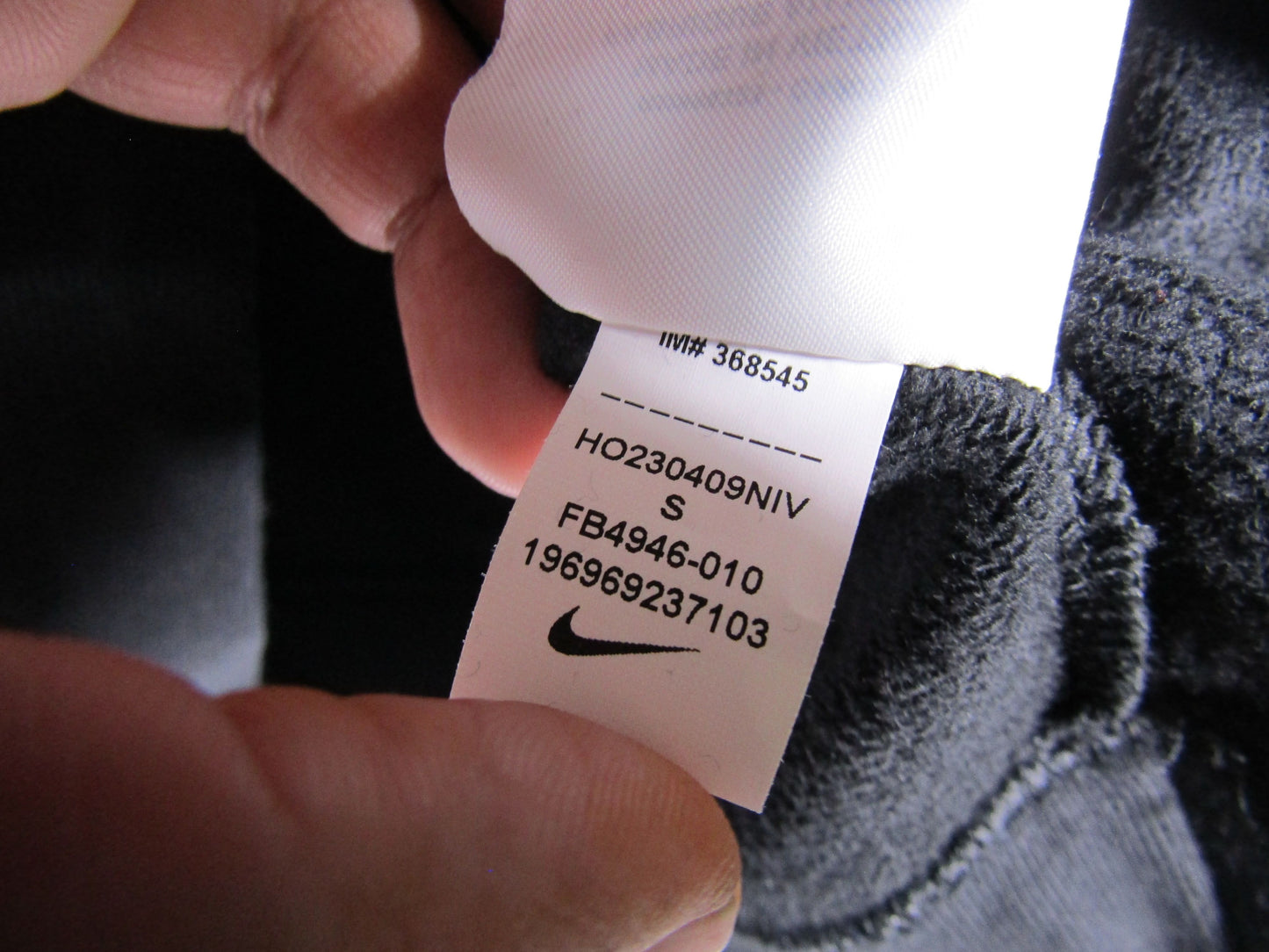 Nike Portland Trail Blazers Women's Black Pullover Hoodie Size S