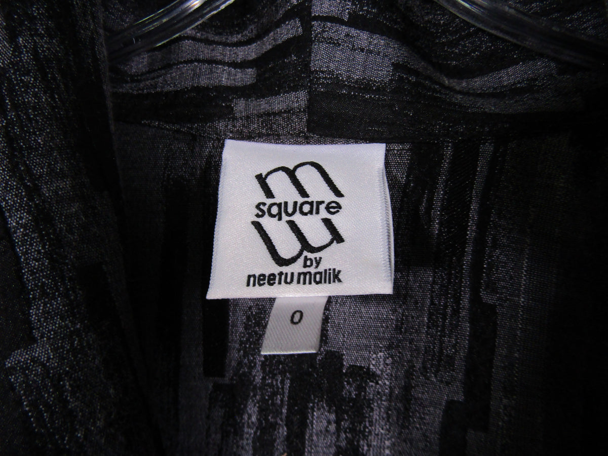 mSquare by Neetu Malik Mandarin Swing Shirt Jacket Size 0