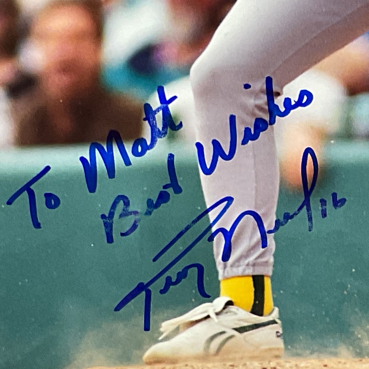 Signed MLB TROY NEEL Photograph And 94 Ultra Fleer Cards (1 Card Signed)