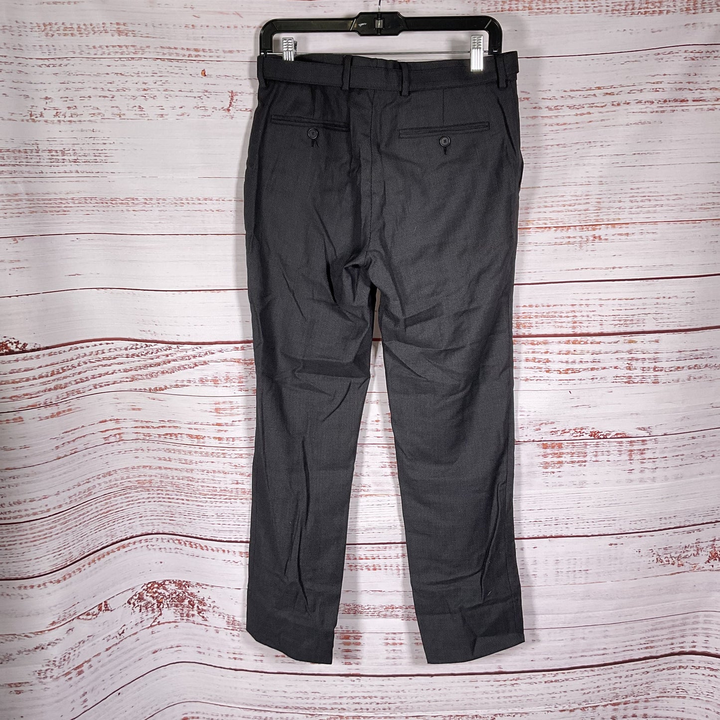 The Kooples Grey Belted Wool Fitted Trousers Pants - Size 46 30US