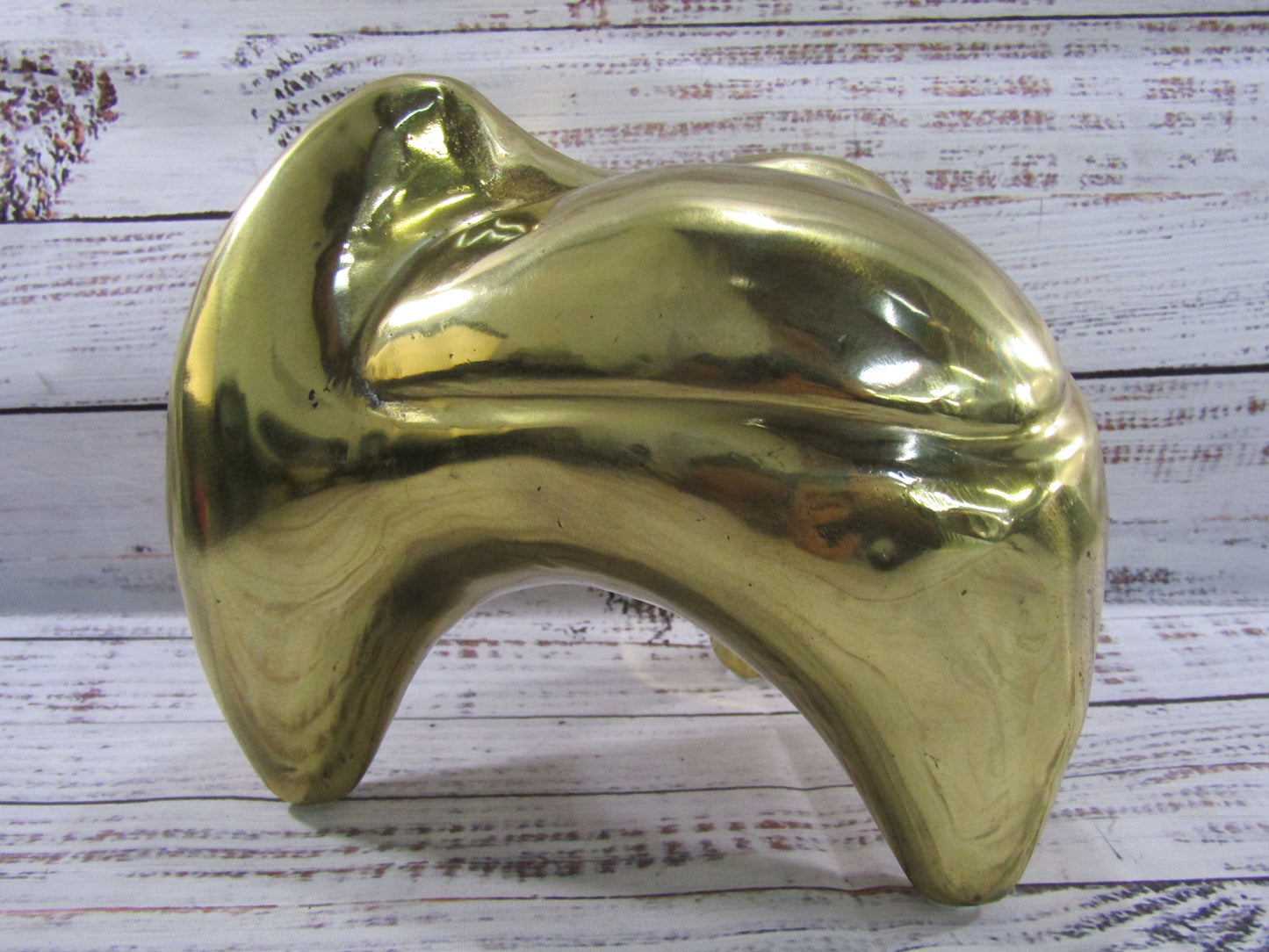 Noir Alien Brass Sculpture