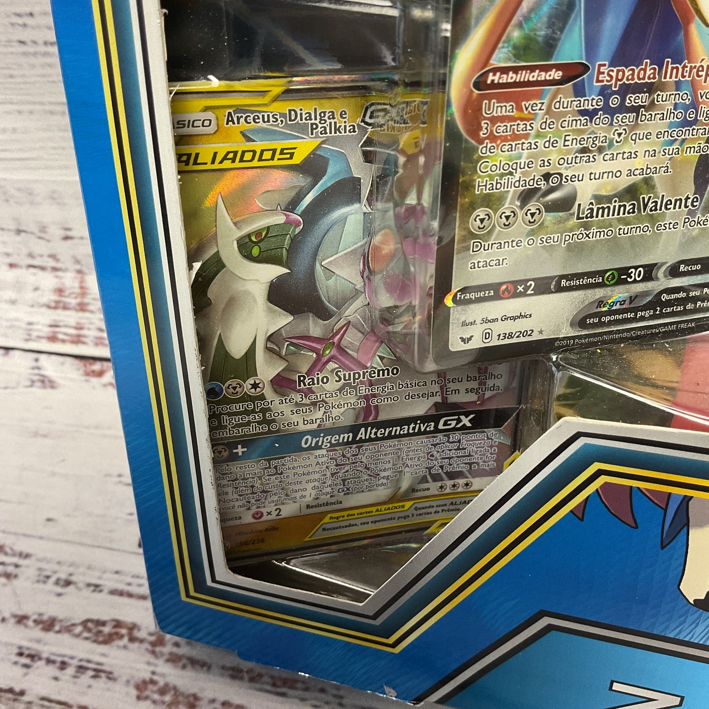 Pokemon Baralho Batalha De Liga Zacian V Cards Portuguese Box Sealed