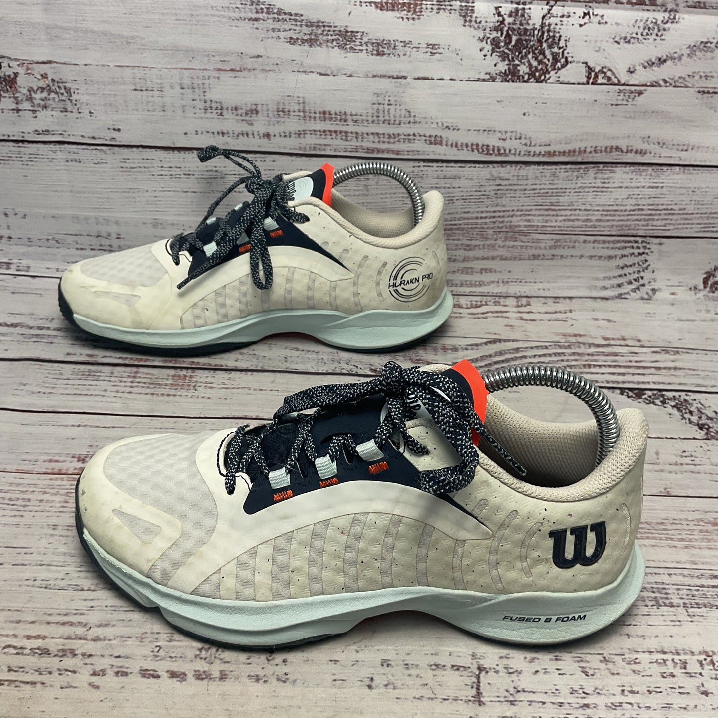 Wilson Hurakn Pro White Athletic Tennis Padel Shoe Women Size 7