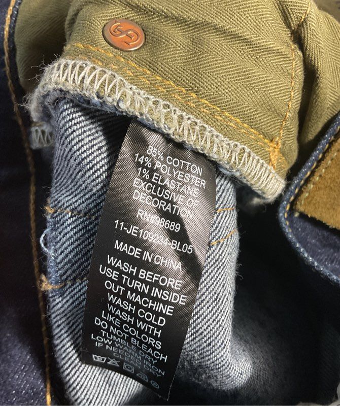 Todd Snyder Men's Straight Fit Stretch 5 Pocket Jeans Size 30x32 Denim Blue