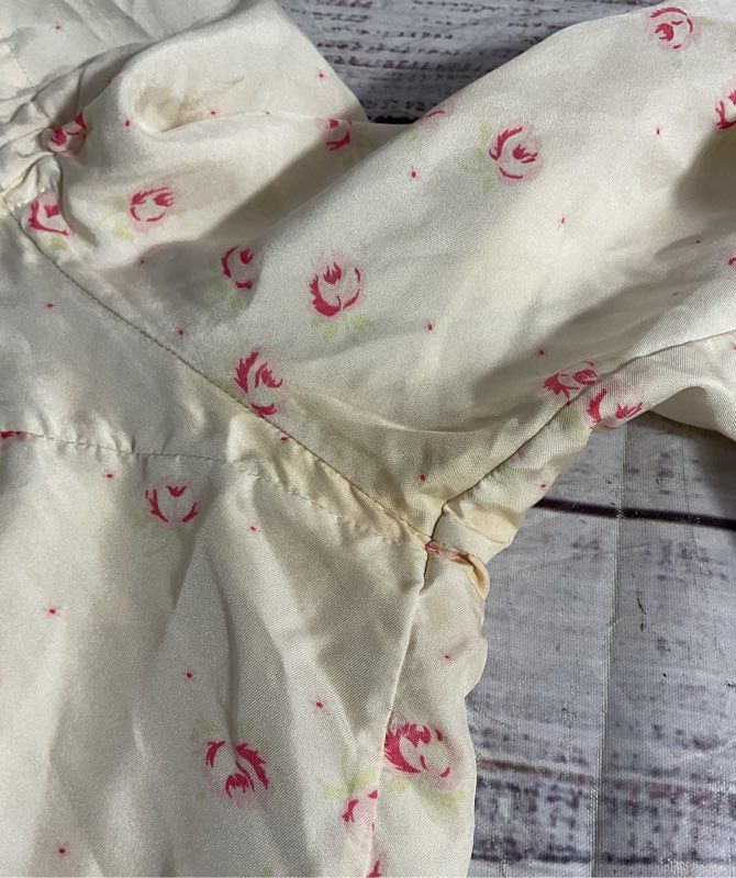 Women's Marni Winter Edition 2009 Rose Floral Pattern Button Blouse Size 44 Silk