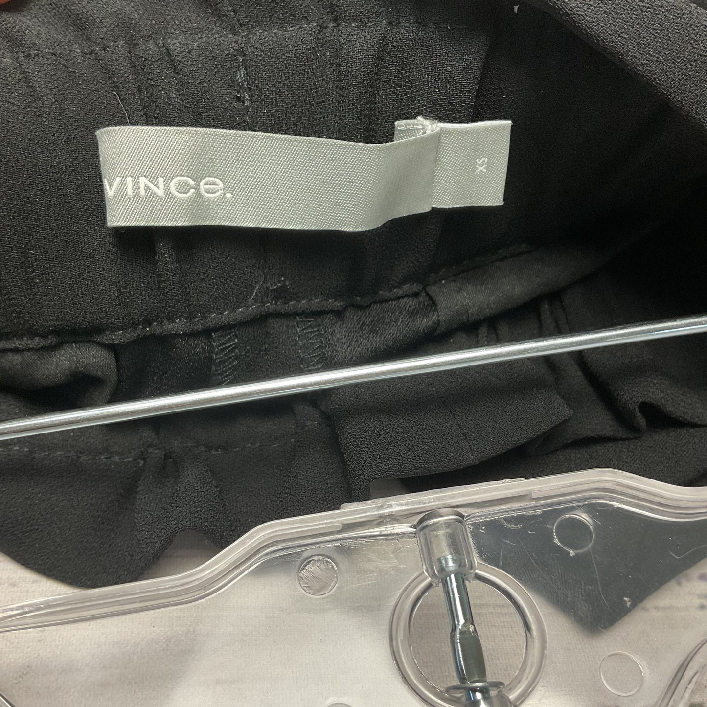 Vince Black Elastic Drawstring Pants - Size XS