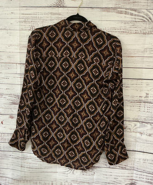 Women's A.L.C Paisley Print Silk Blouse Size 0