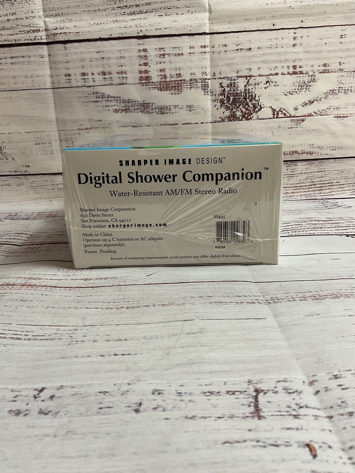 Sharper Image Digital Shower Companion AM/FM Water Resistant Radio