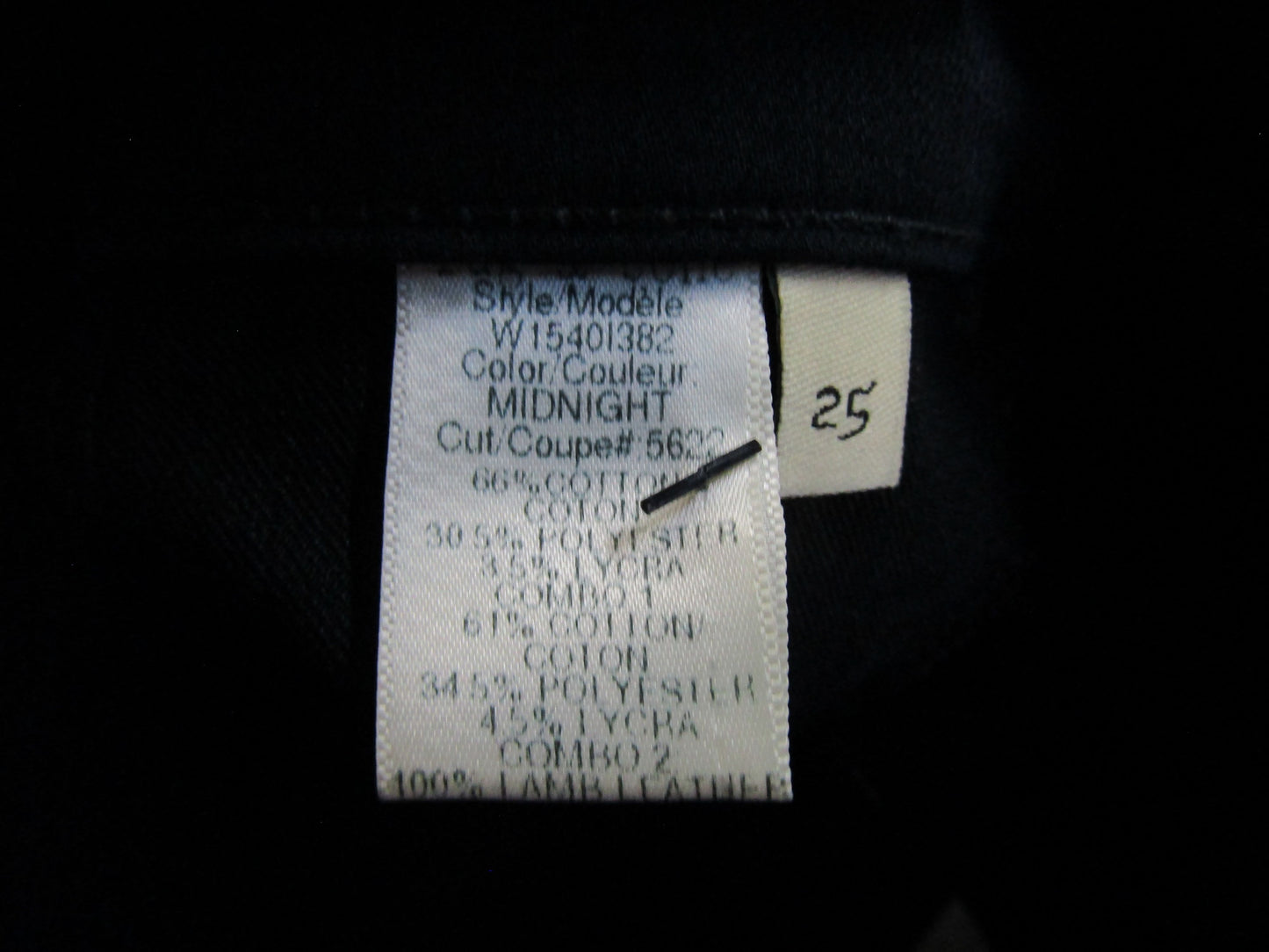Rag & Bone Grand Prix Motocross Women's Black Skinny Jeans Size 25