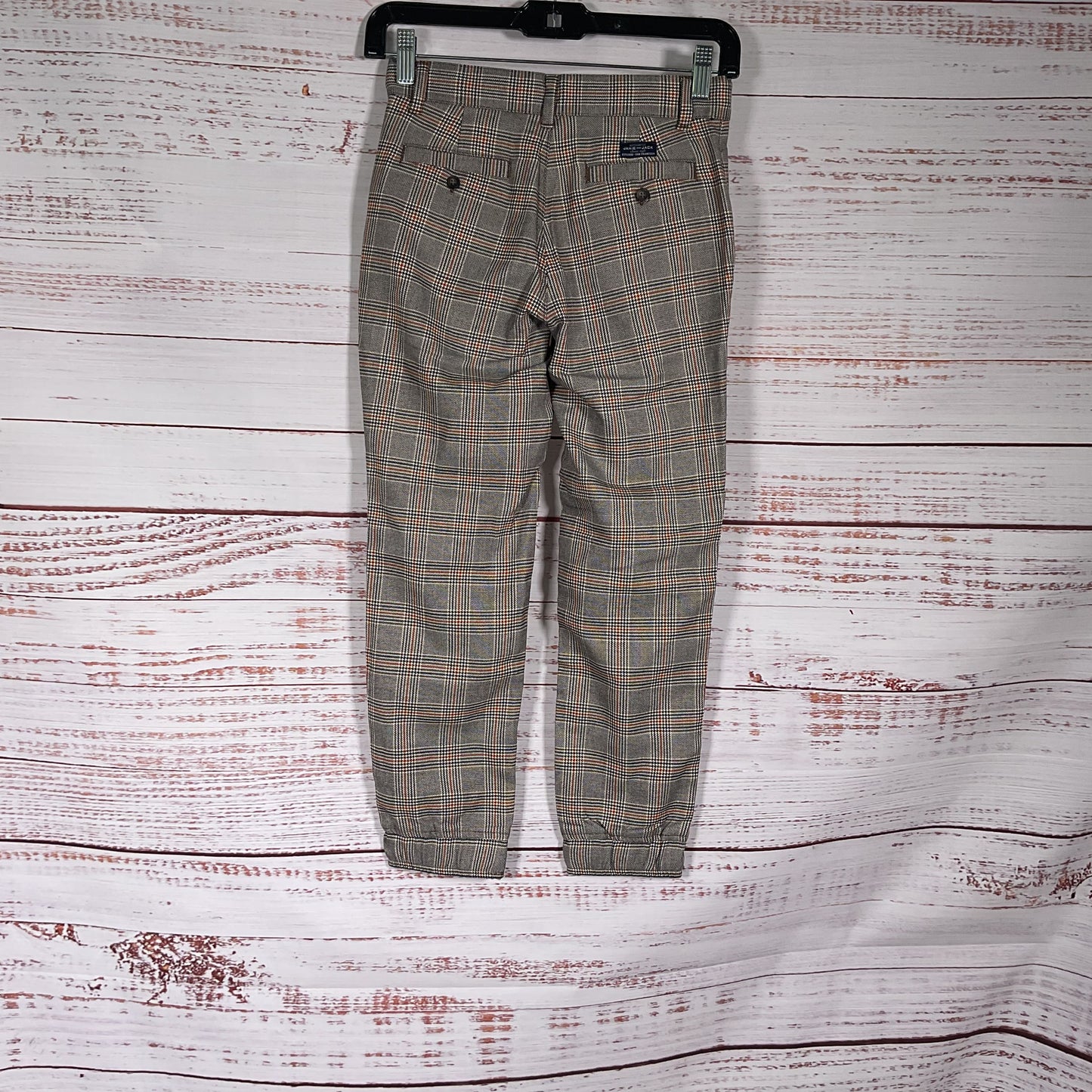 Janie and Jack Plaid Houndstooth Sartorial Jogger Pants - Kids Size 8 New