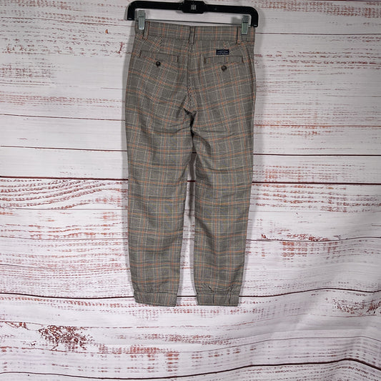 Janie and Jack Plaid Houndstooth Sartorial Jogger Pants - Kids Size 8 New