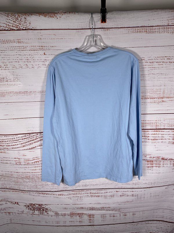 OVO Octobers Very Own Long Sleeve Men’s Crewneck Shirt Blue Size M