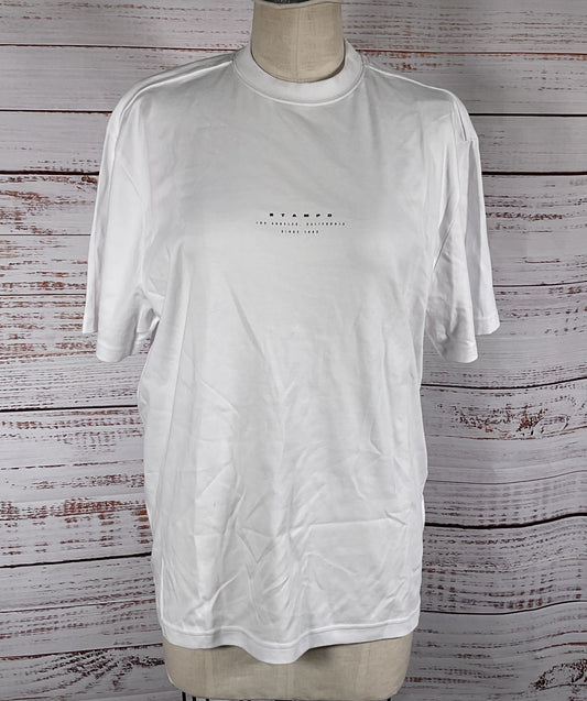 STAMPD Los Angeles Cotton T Shirt White M