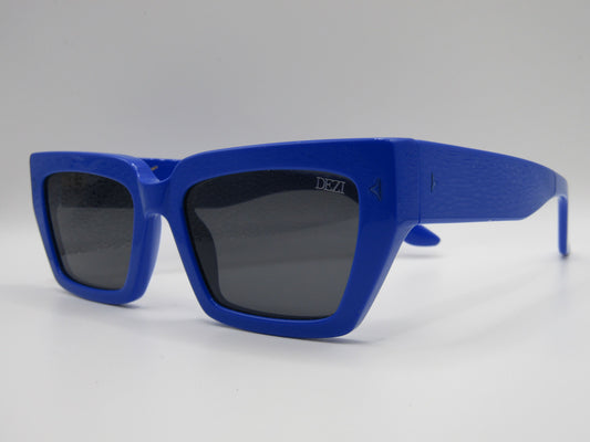 Dezi Switch Women's Blue Acetate Sunglasses