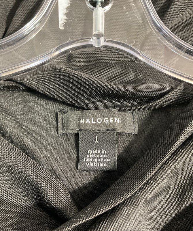 Women's NEW Halogen Black Sleeveless Blouse Size 1