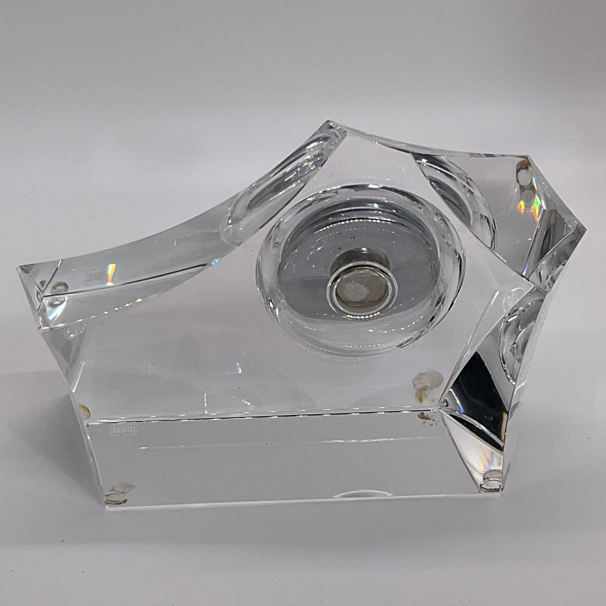 HOYA Crystal Desk Clock- 3.25" x 5.25"