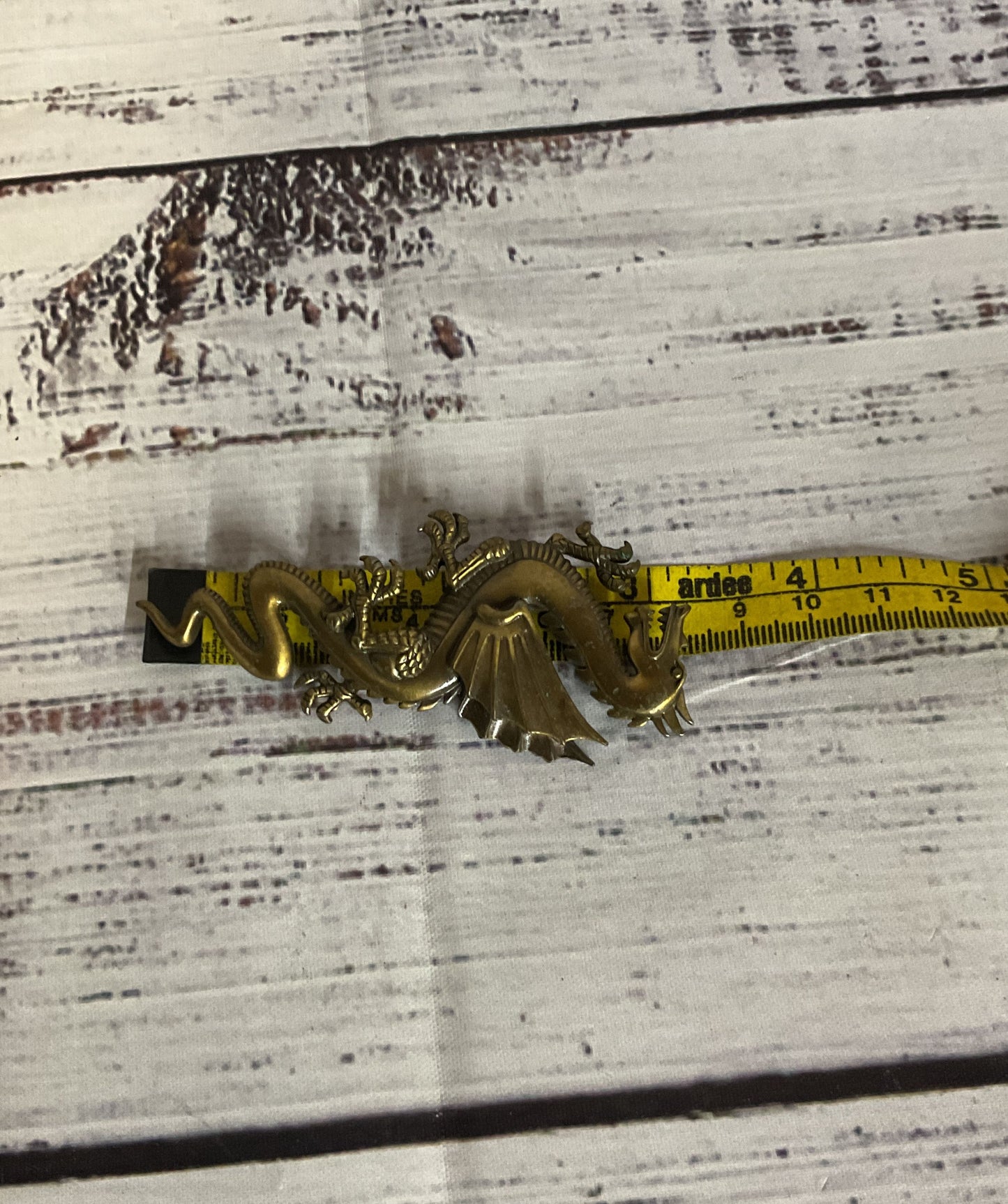 JJ 1986 Metal Vintage Dragon Brooch