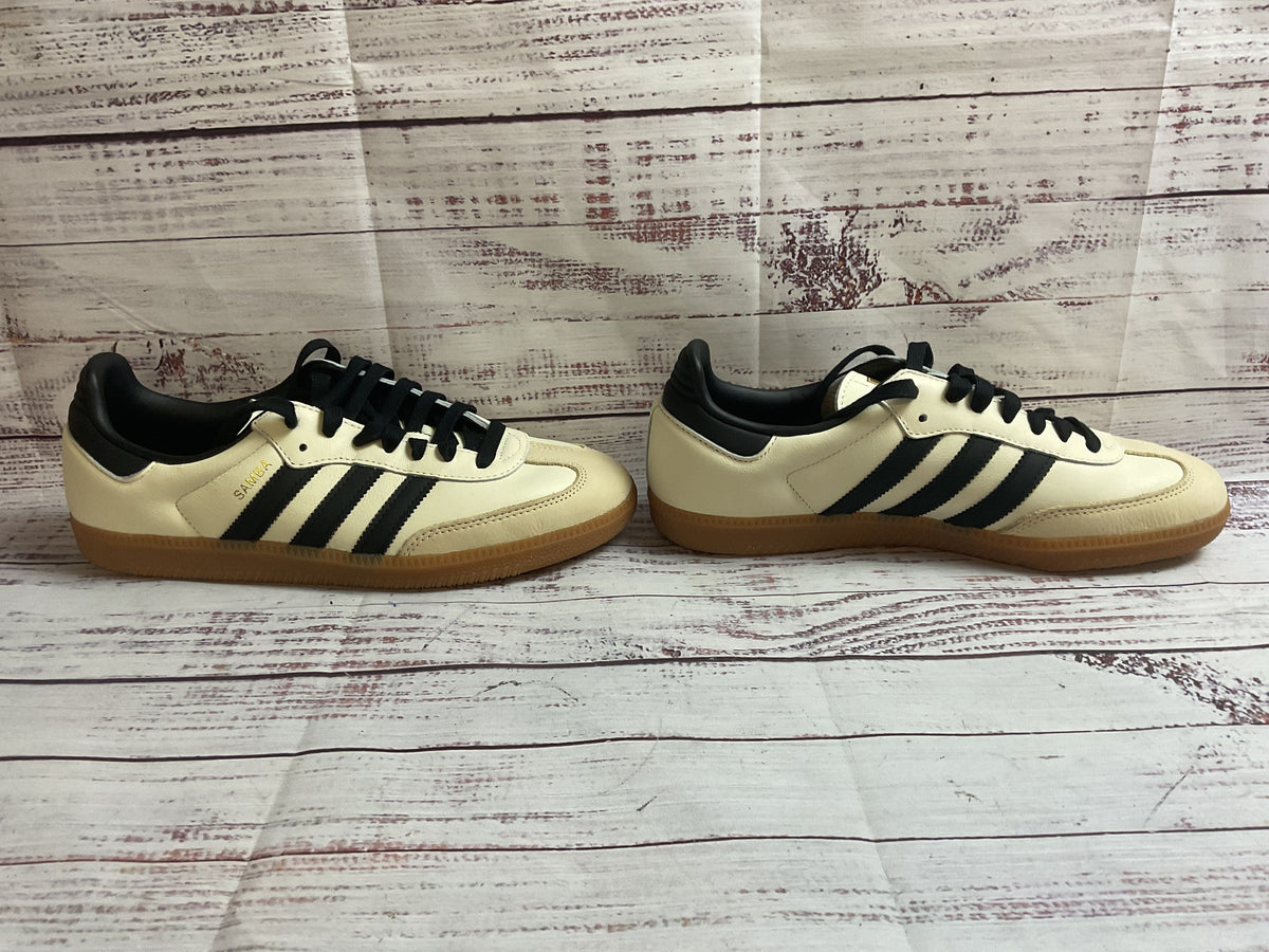 adidas Samba Beige Sneaker Athletic Shoe Women 9.5