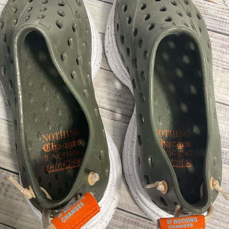 Kane X Brian Mazza Revive Green White Size M11 Limited Collab Slip-On Shoes