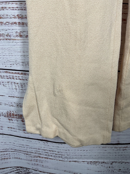 St. john Evening Cream Color Knit Stretch Waist Trousers Pants - Size 4