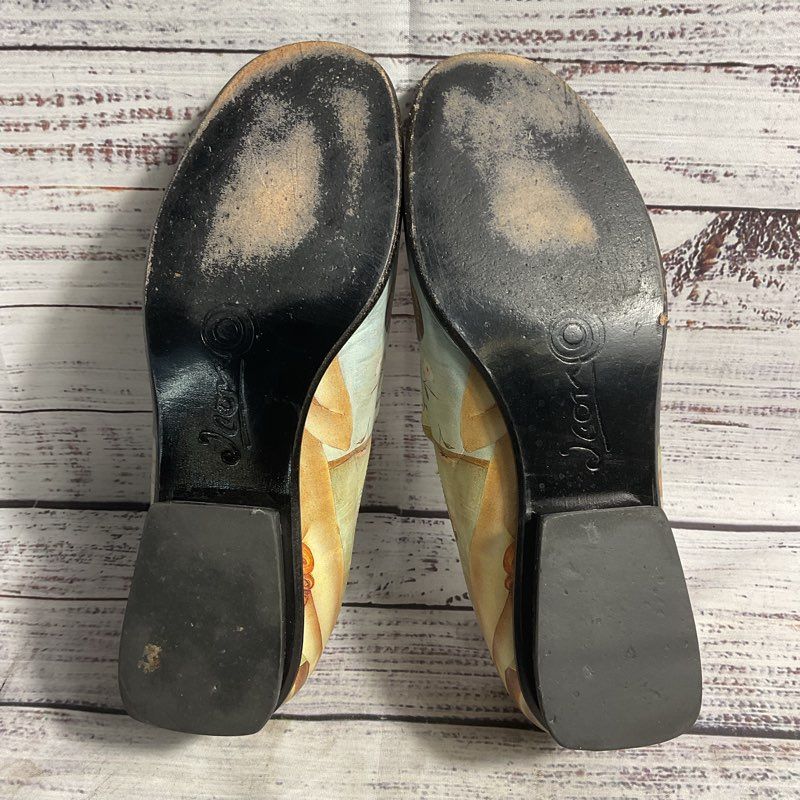 Jeon Botticelli Wearable Art Slip On Loafer Casual Shoe Women's Size 5