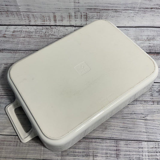 Revol Belle Cuisine White Ceramic 13" Casserole Roasting Dish