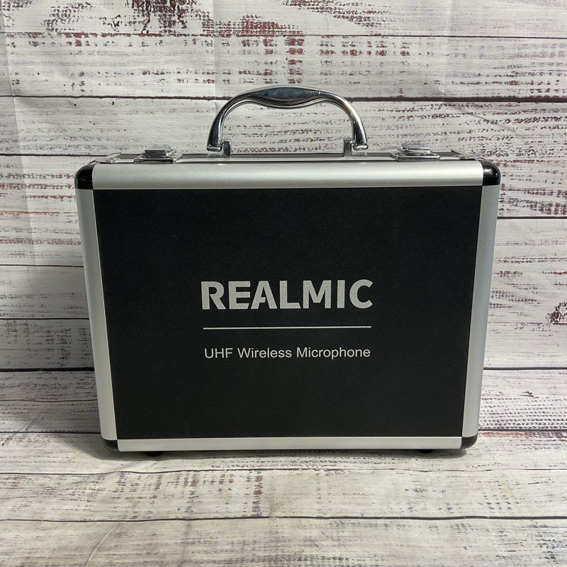 RealMic MC9 UHF Wireless Video Recording Microphone Set w/ Case