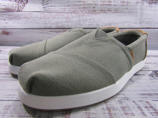 Toms Alp Fwd Men's Green Slip-On Shoes Size 9.5