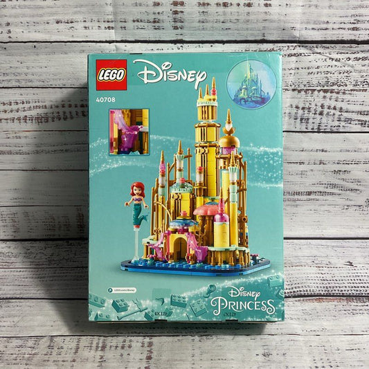 NEW SEALED Lego X Disney Princess The Little Mermaid 40708 Mini Ariel's Castle