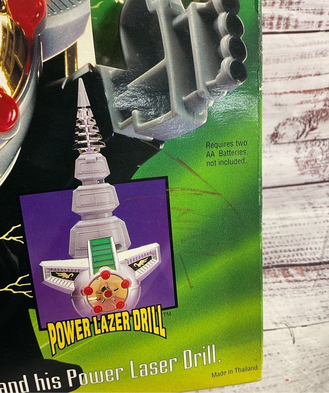 Dragonzord 2270 Mighty Morphin Power Rangers Green 1993 Signed Box Vintage