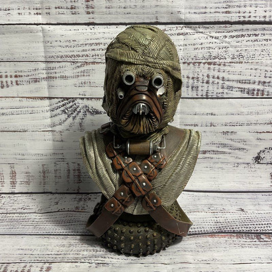 VTG 1997 Star Wars Legends In 3d Tusken Raider 10" Bust Limited Edition 928/2500