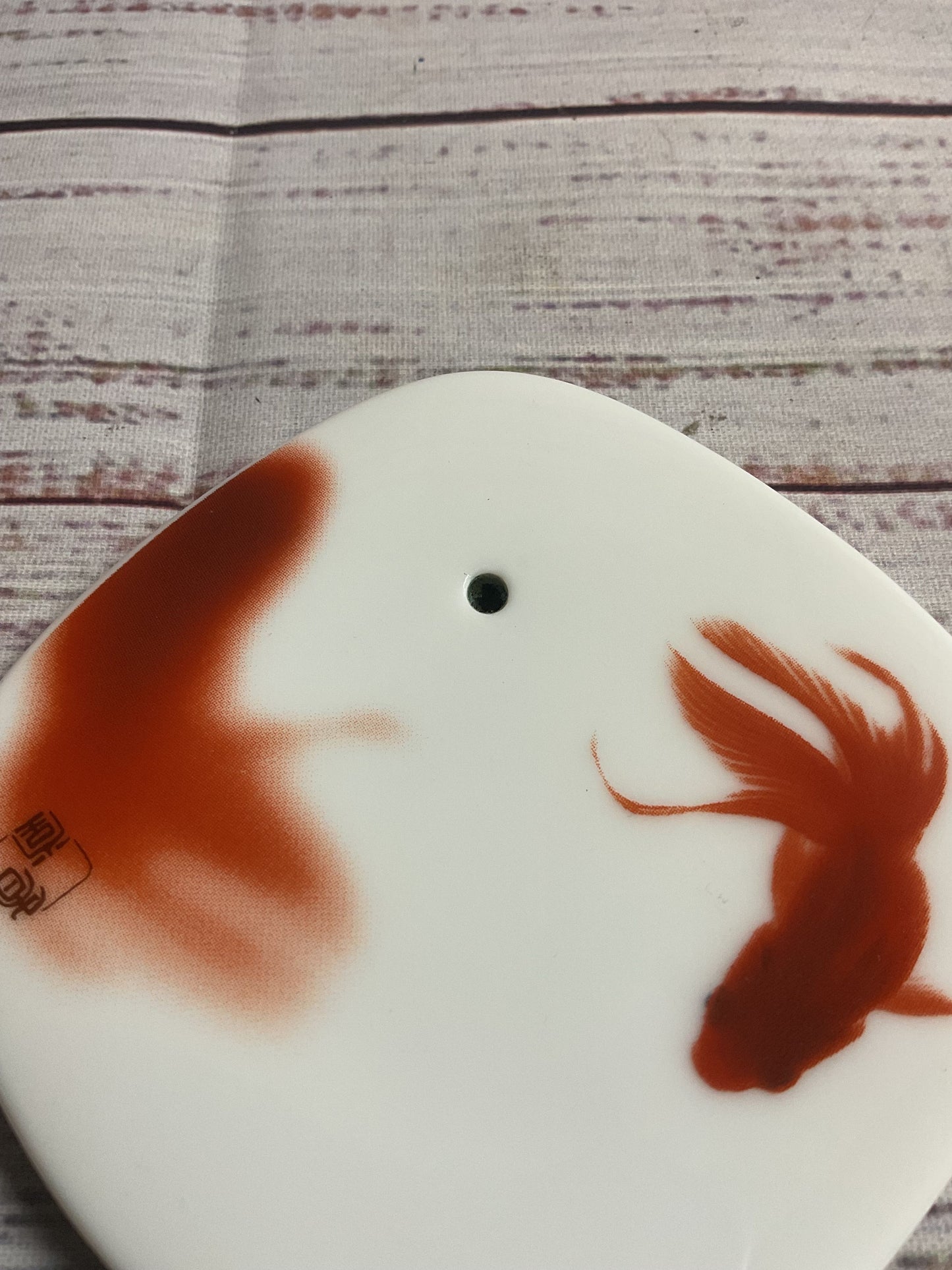 Nippon Kodo Yume No Yume Goldish Incense Plate Made In Japan