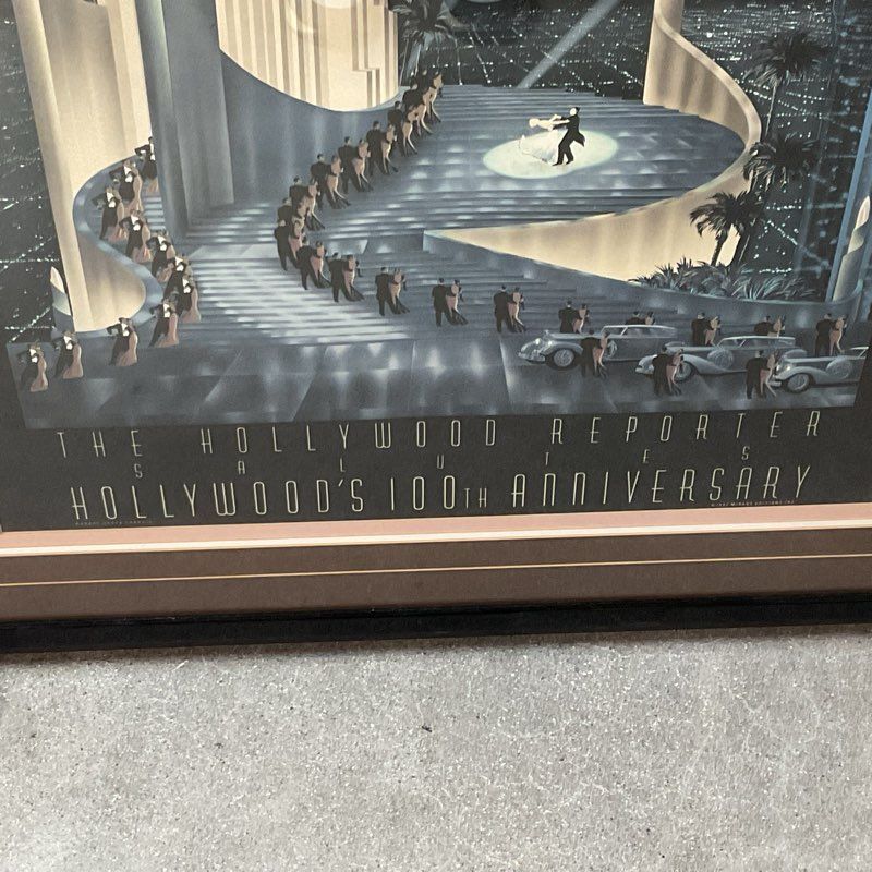 ROBERT HOPPE Hollywood 1987 Reporter Hollywood 100th Anniversary Print/Poster