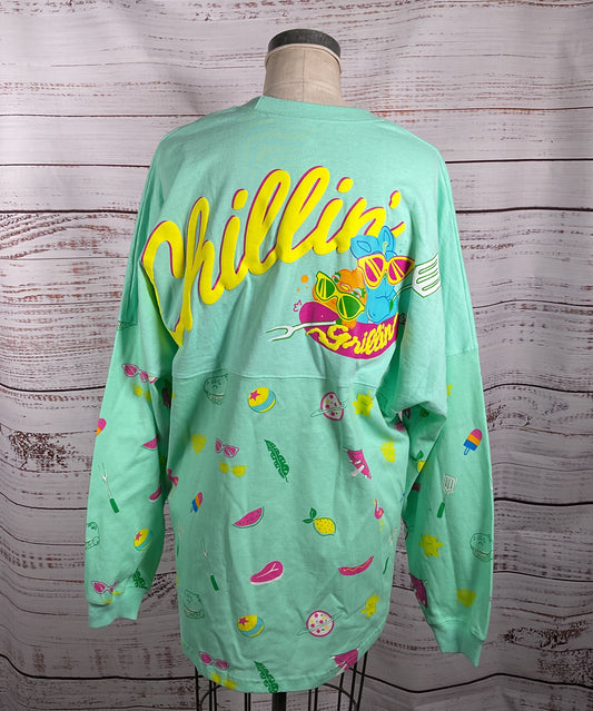 Disney Pixar Toy Story Summer Splash Chillin & Grillin Spirit Jersey Green L