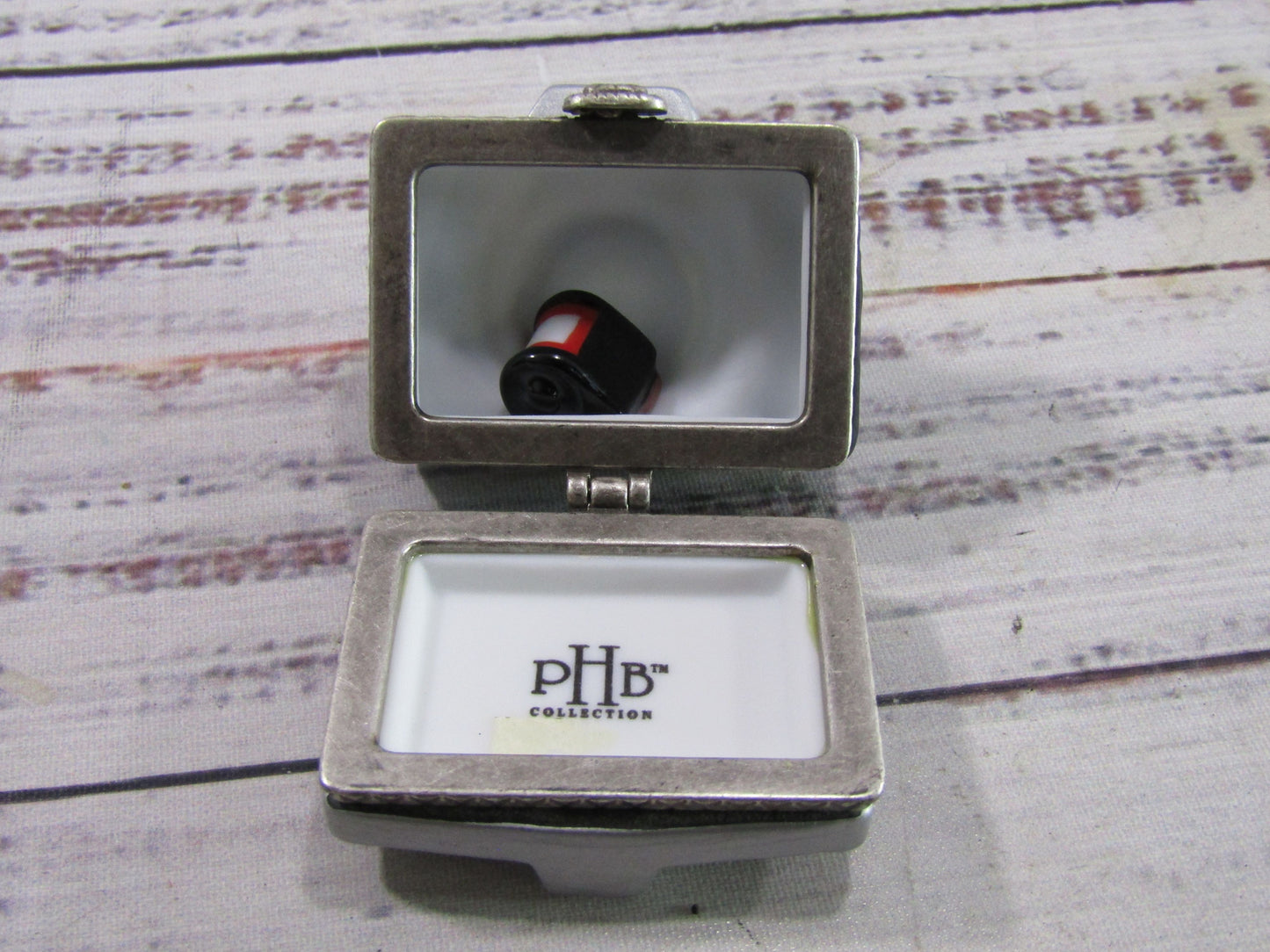 Midwest of Cannon Falls Porcelain Hinged Box Camera Pillbox