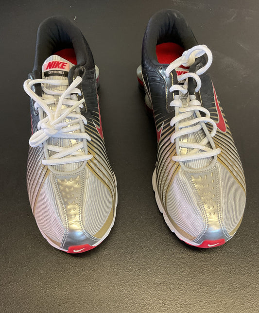 Nike Shox Black/ Red Metallic Silver Size 11