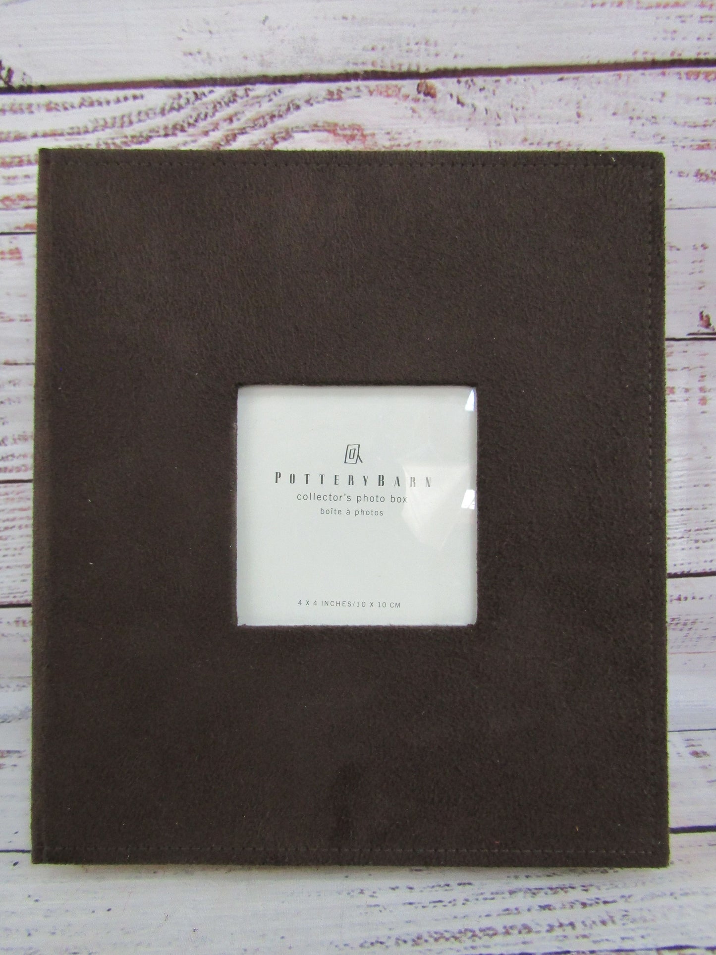 Pottery Barn Clove Everyday Suede Photo Album Holds 100 4x6 Photos