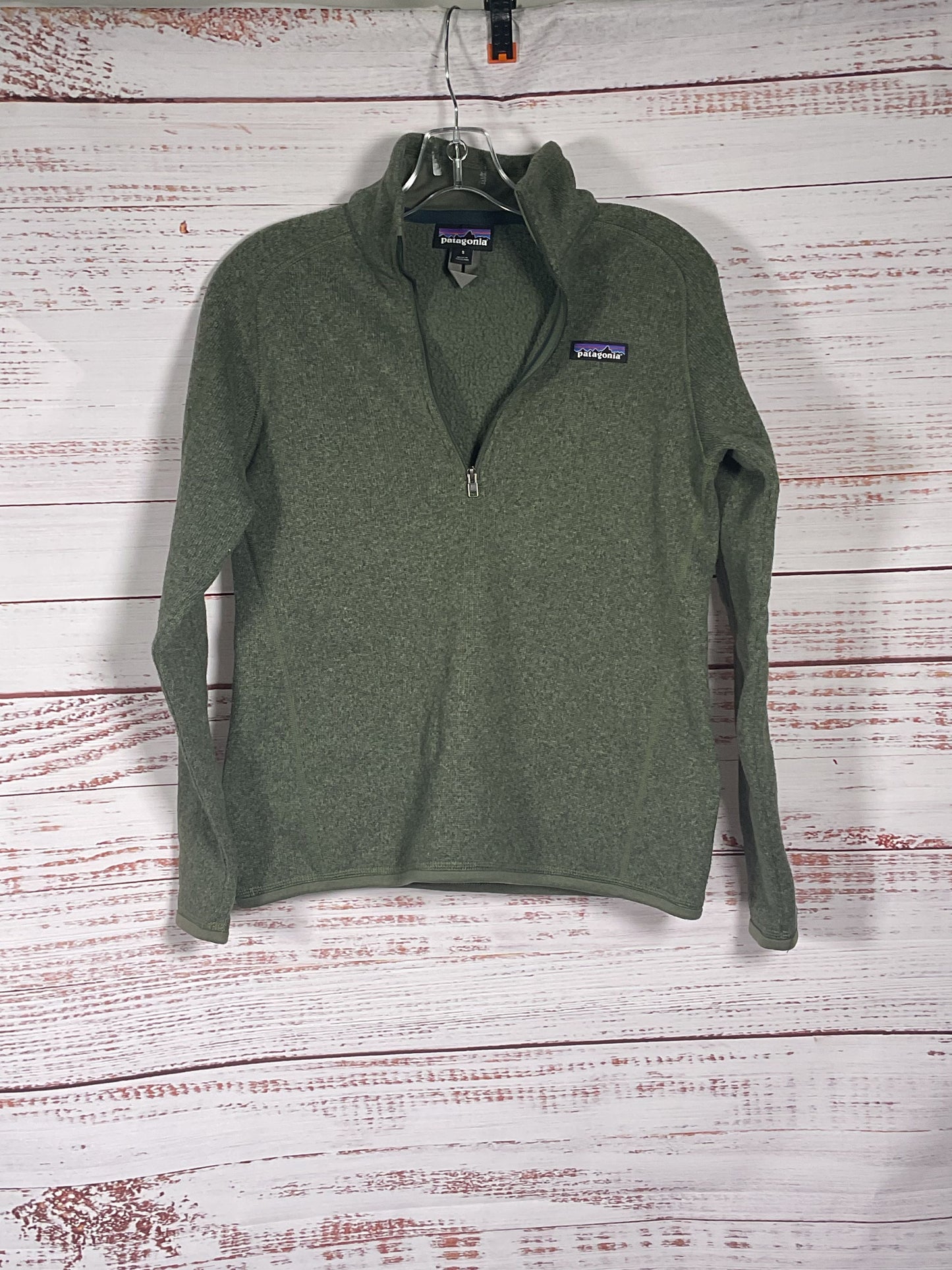 Patagonia Green Pullover Quarter Zip Sweater - Size S