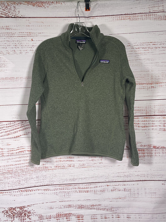 Patagonia Green Pullover Quarter Zip Sweater - Size S