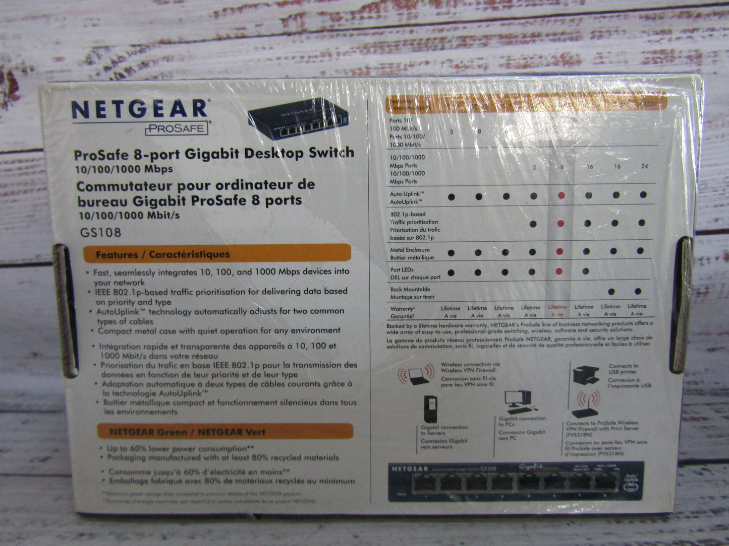 Netgear Prosafe 8 Port Gigabit Switch