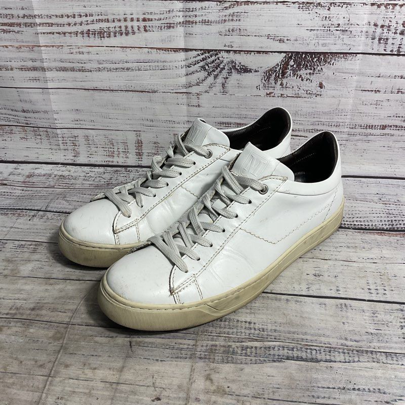 Bruno Magli Warren White Leather Sneaker Men's Size 8.5 US