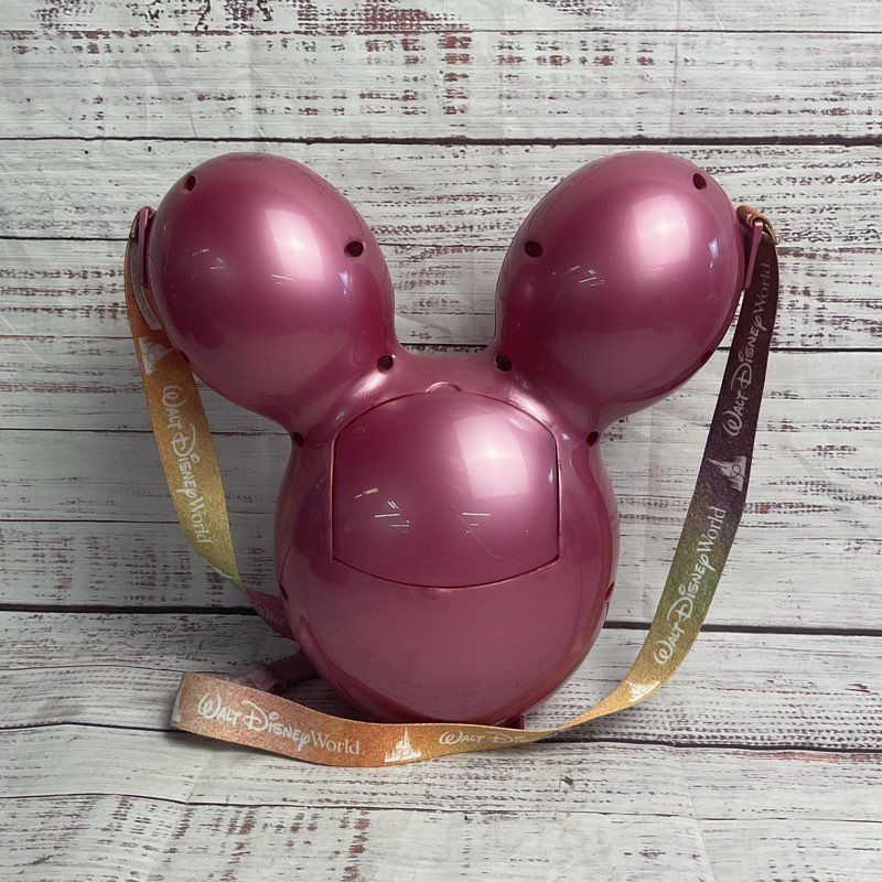Walt Disney World Club 33 50th Anniversary Pink Mickey Balloon Popcorn Bucket