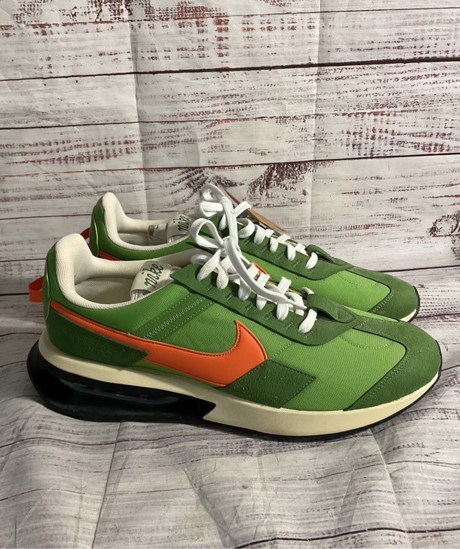 NEW Men's Nike Air Max Pre-Day LX Chlorophyll Green Orange Size 14 DC5330-300